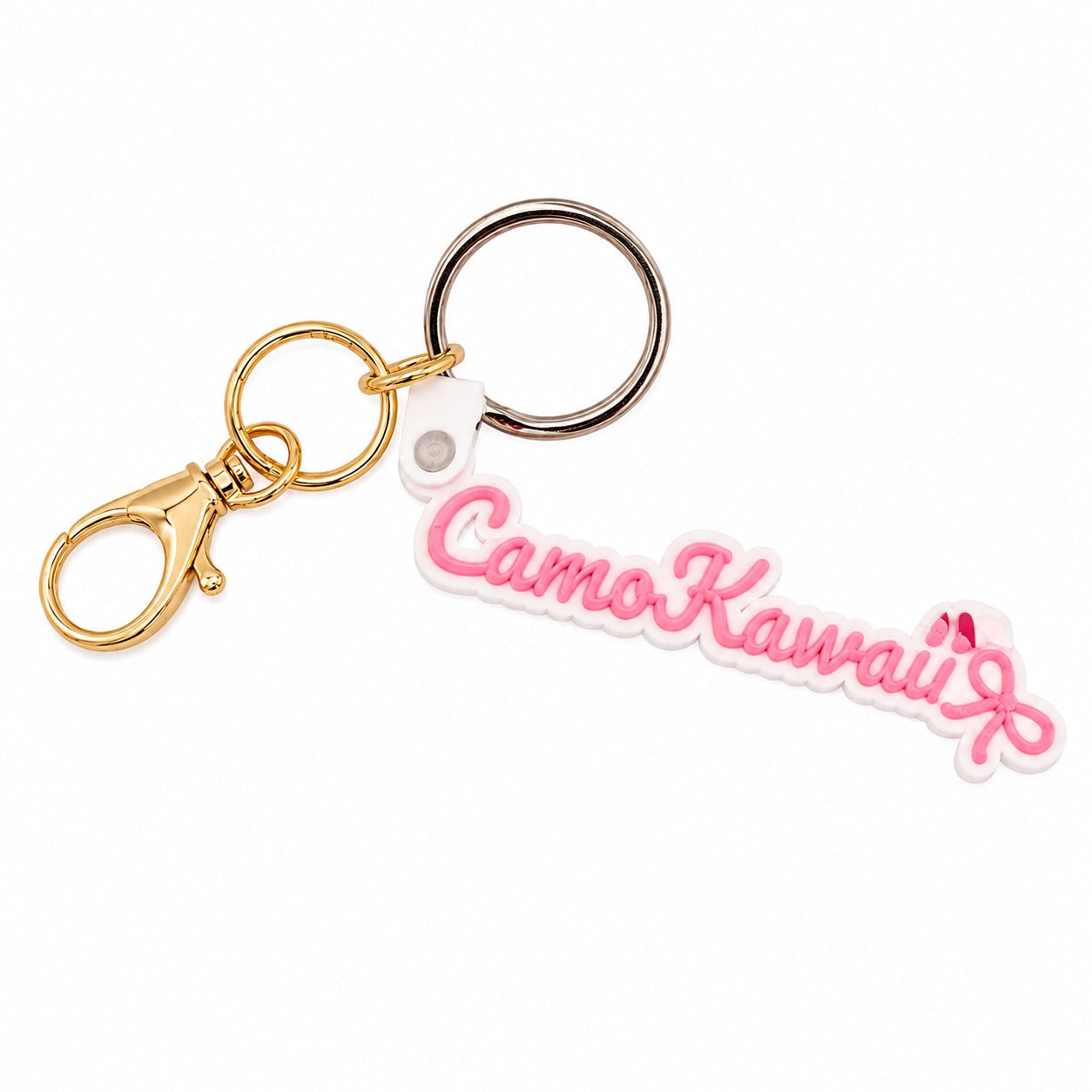Camo Kawaii Logo Keychain