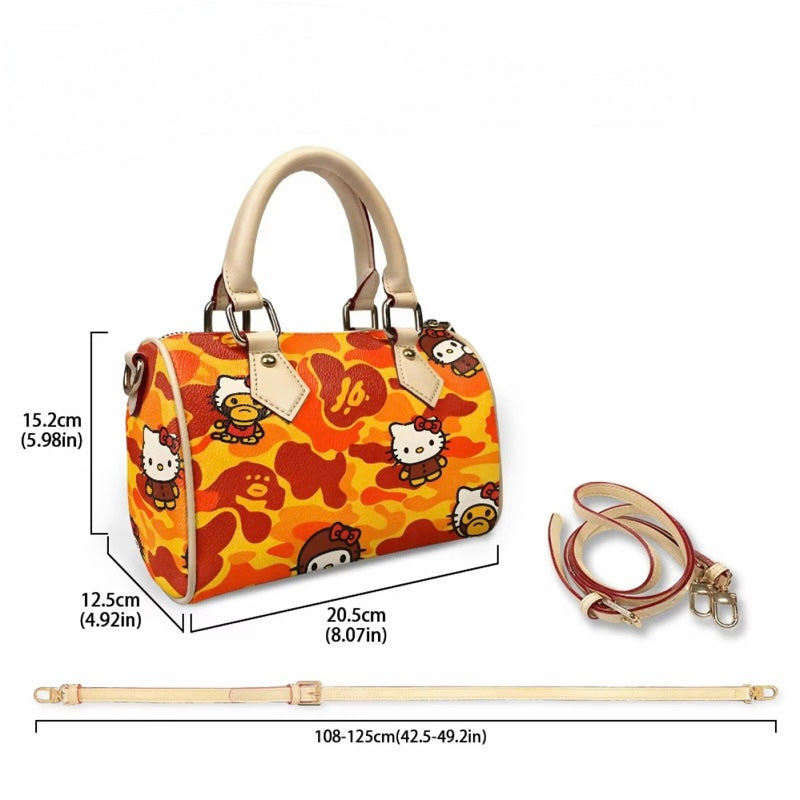 ‘Sunset Orange’ Camo Bag